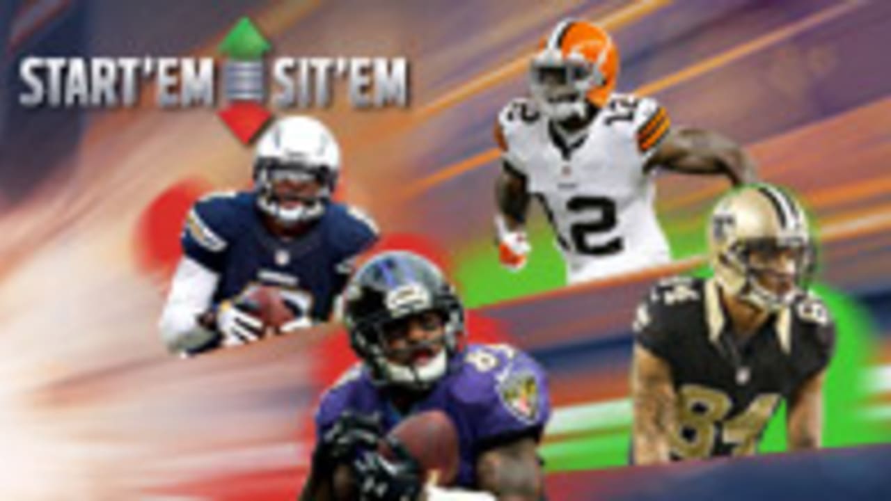 Start 'Em, Sit 'Em Week 14 Wide receivers