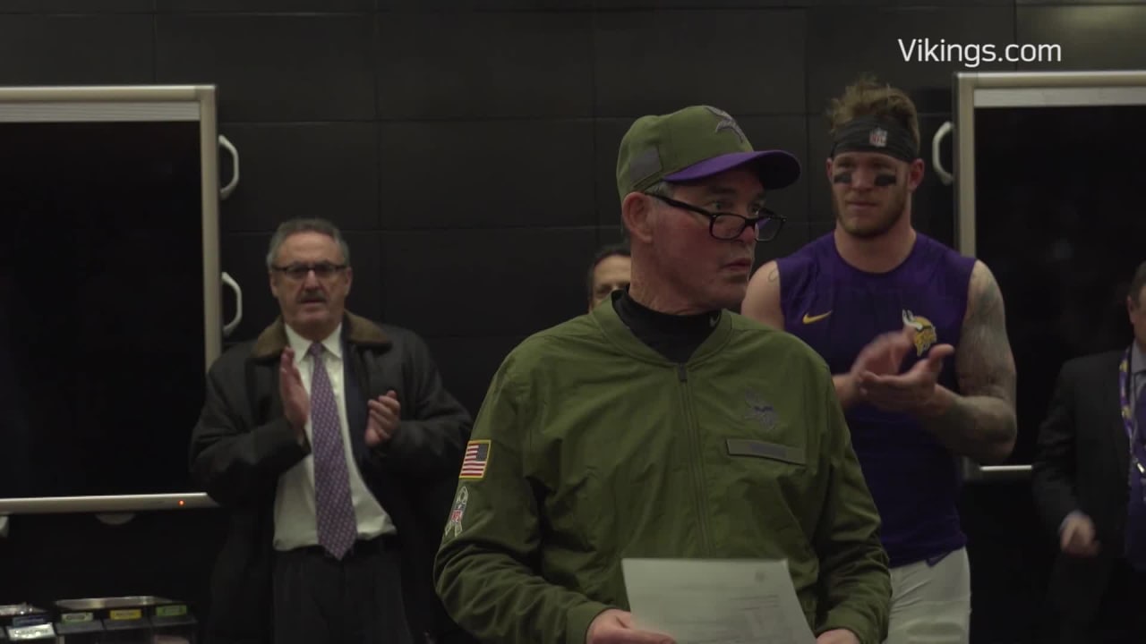 Minnesota Vikings head coach Mike Zimmer thrilled over Week 9 victory
