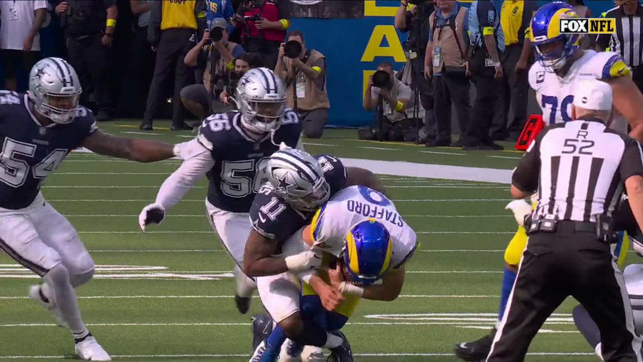 Dallas Defense Sacks Stafford, Scoop-&-Score TD