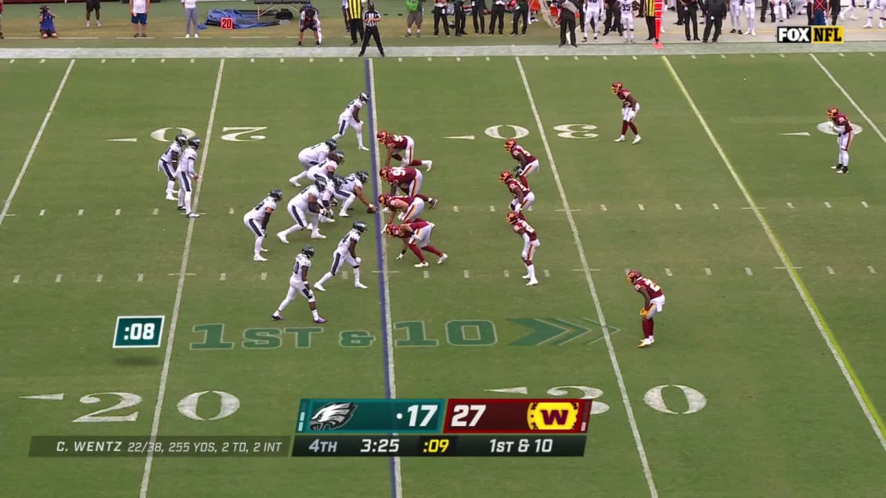 Make it EIGHT! Washington Football Team takes over with a forced fumble