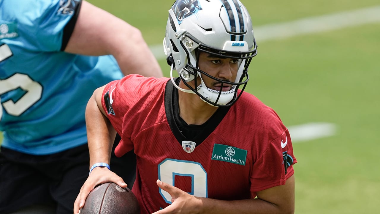 Carolina Panthers quarterback Bryce Young on talking to New England
