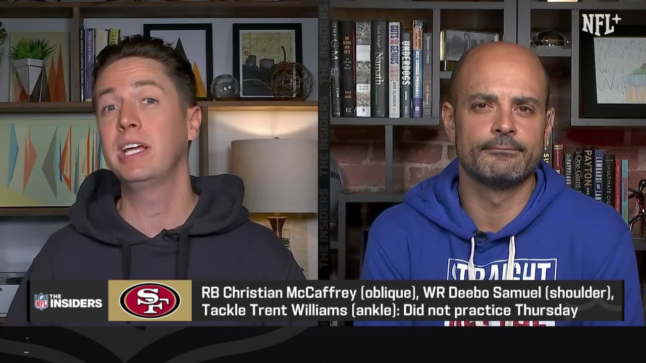 San Francisco 49ers Running Back Christian McCaffrey And Wide Receiver ...