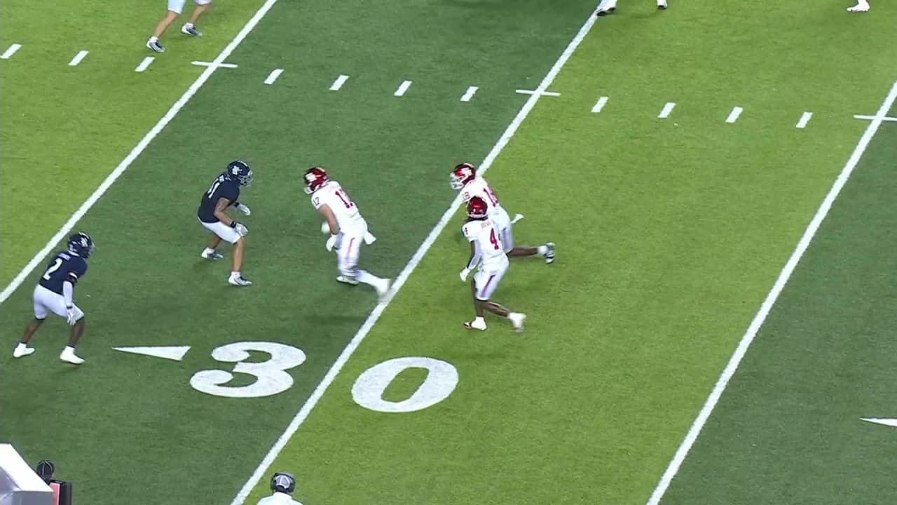 Houston Cougars Wide Receiver Samuel Brown Goes Reverse Field For 18