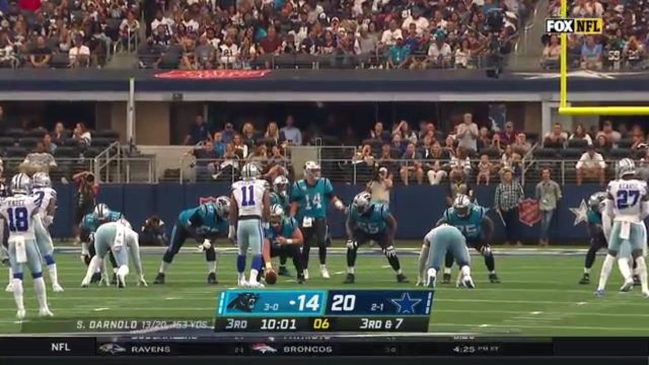 Carolina Panthers Quarterback Sam Darnold Has Nowhere To Go On This ...