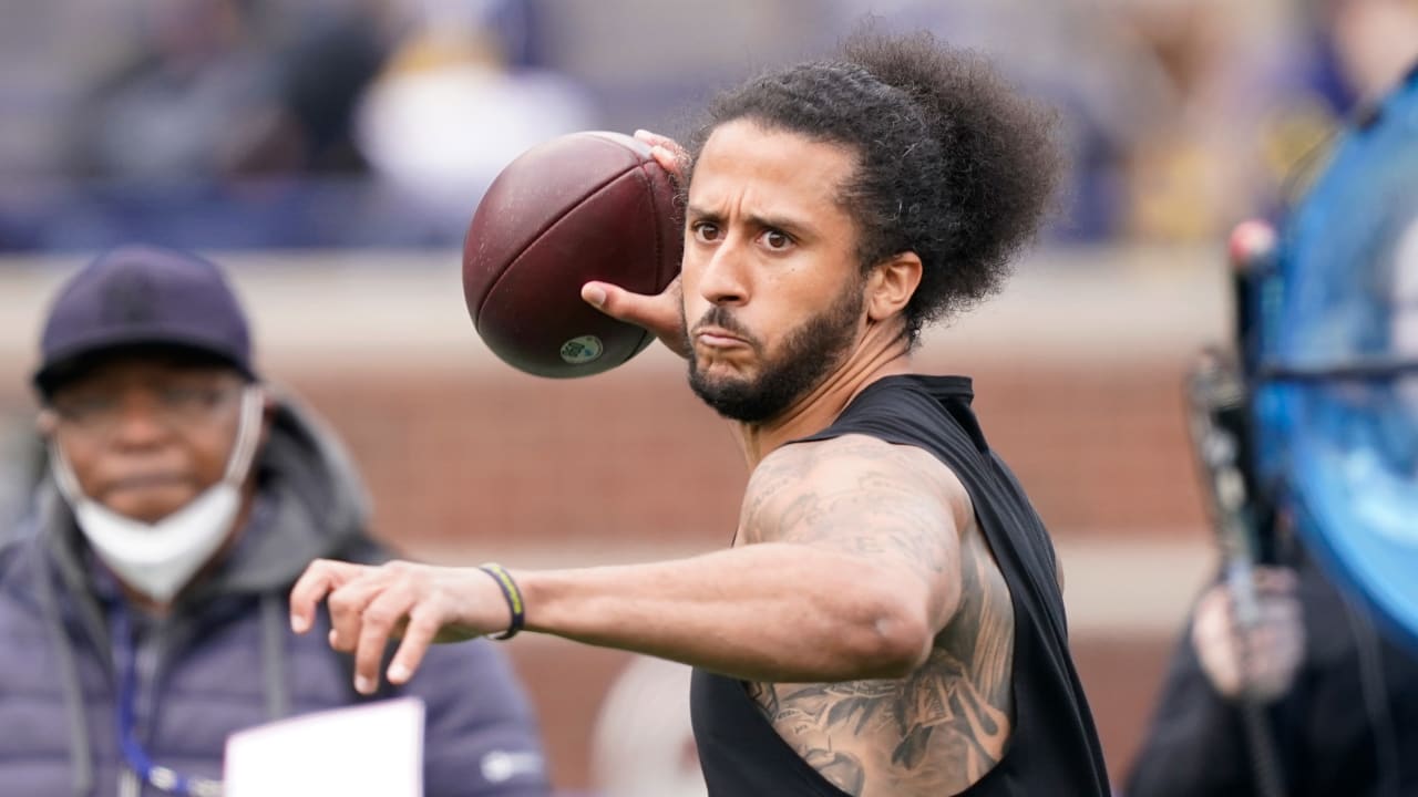 Michigan Twitter reacts to Colin Kaepernick's workout at spring game