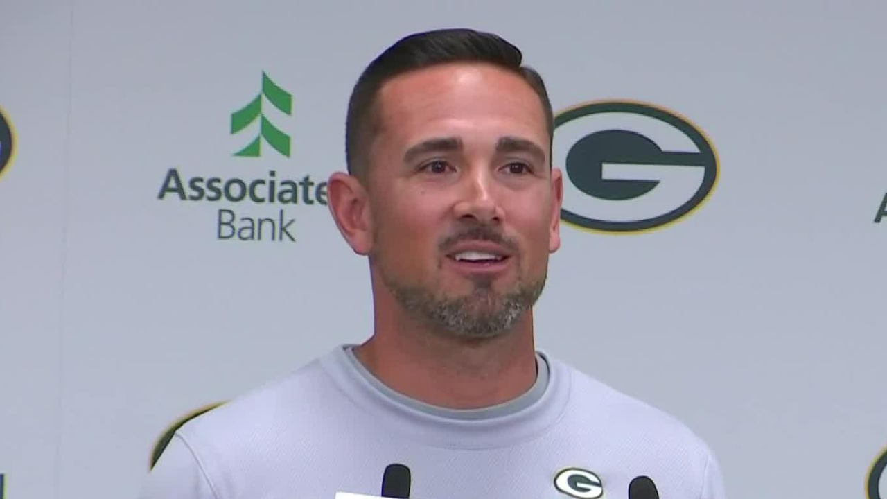 Green Bay Packers head coach Matt LaFleur discusses Packers training camp  regime