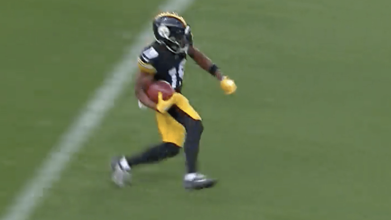 Steelers WR Calvin Austin Displays Sizzling Speed And Soft Hands Under Friday  Night Lights