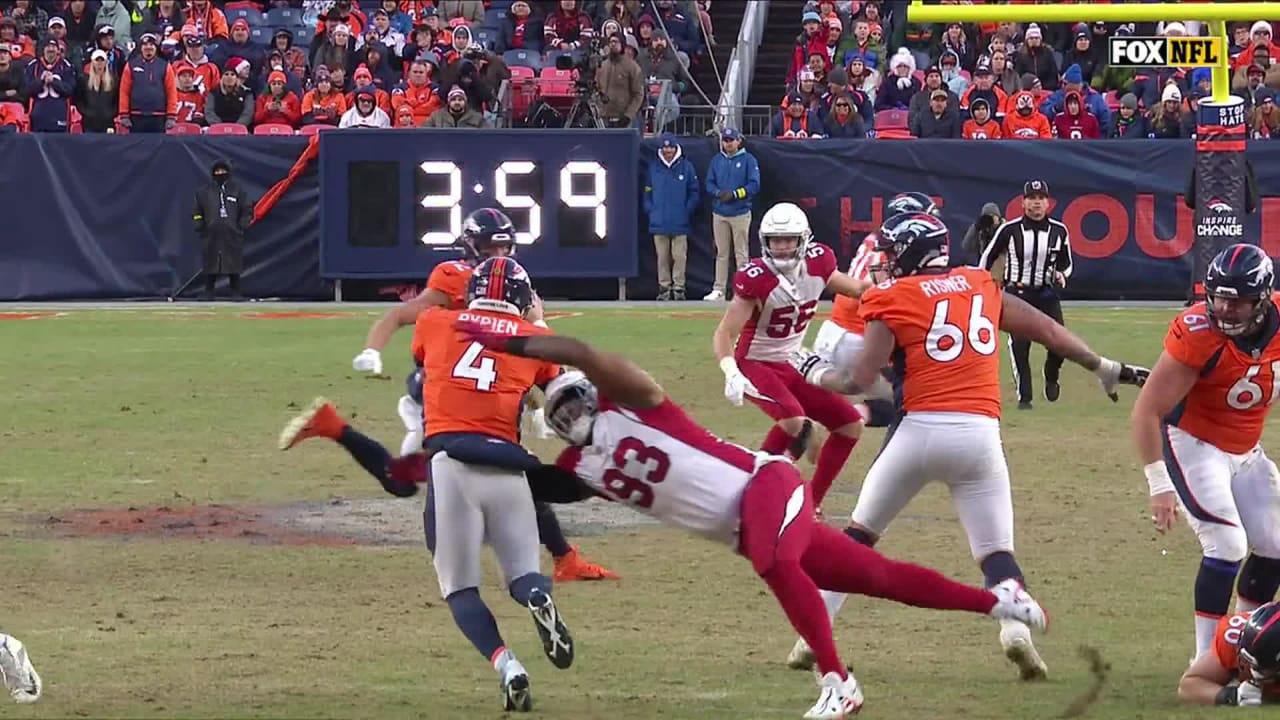 Arizona Cardinals defensive end Jonathan Ledbetter secures Arizona Cardinals' seventh sack of