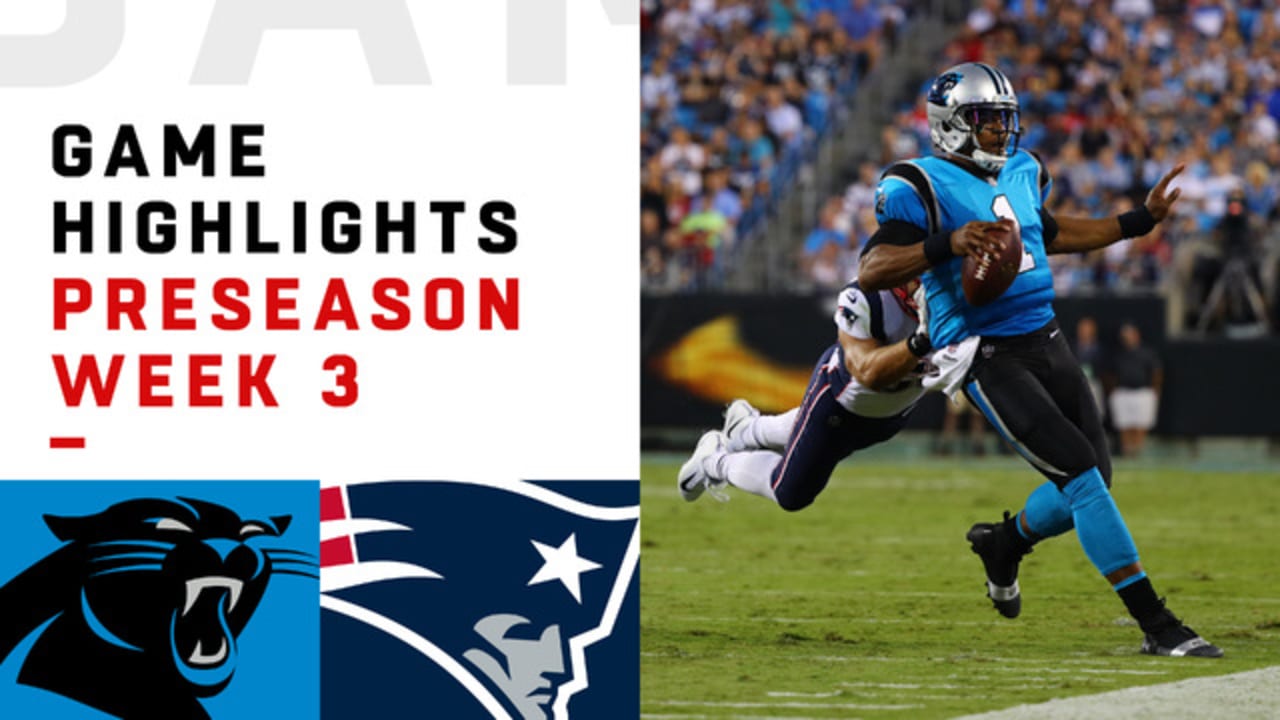 Patriots Vs. Panthers Highlights | Preseason Week 3