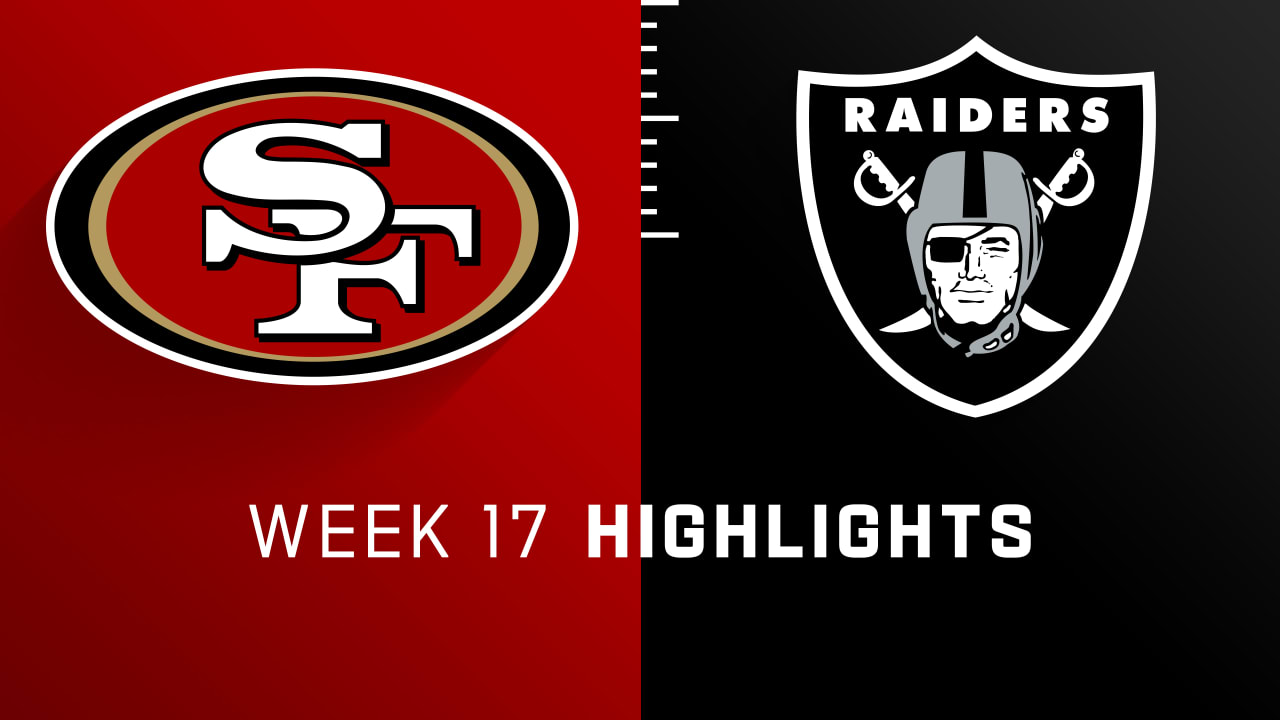 San Francisco 49ers vs. Las Vegas Raiders highlights Week 17