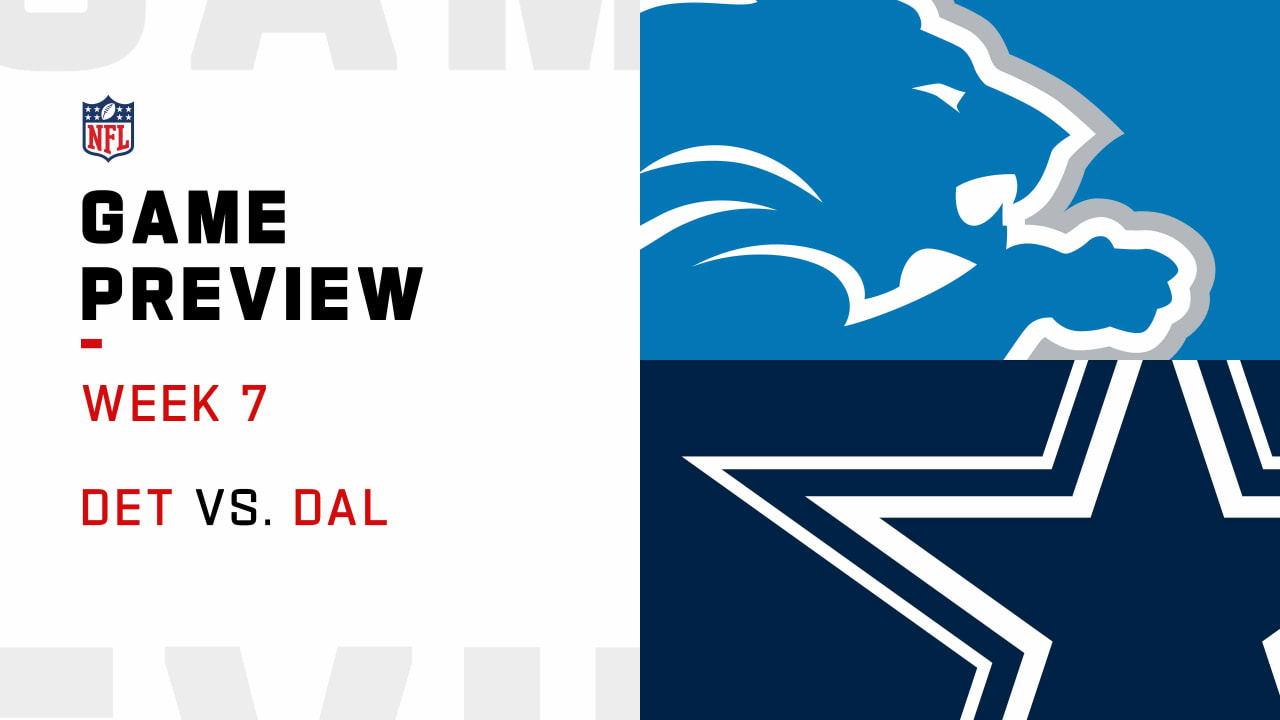 Week 7 Storyline : Dallas Cowboys vs Detroit Lions - D210SPORTS