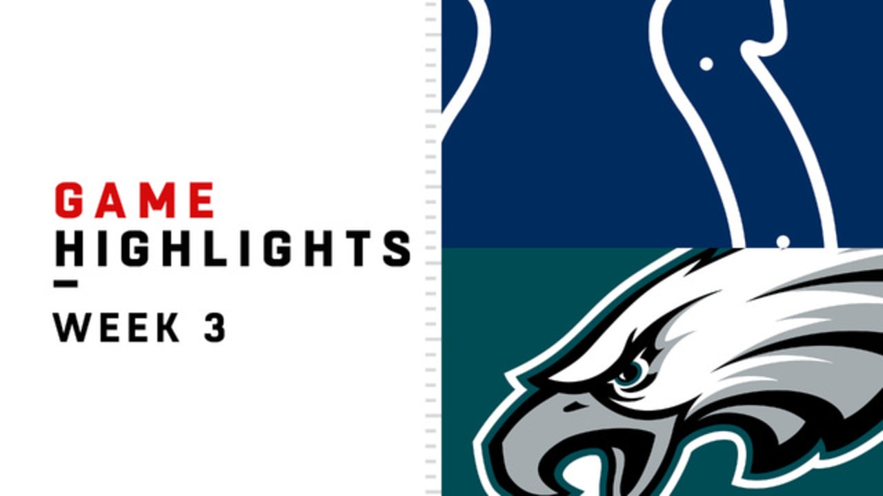 Connect The Dots: Colts-Eagles (2018, Week 3)