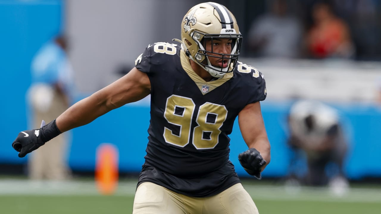 New Orleans Saints defensive end Payton Turner highlights vs. Panthers