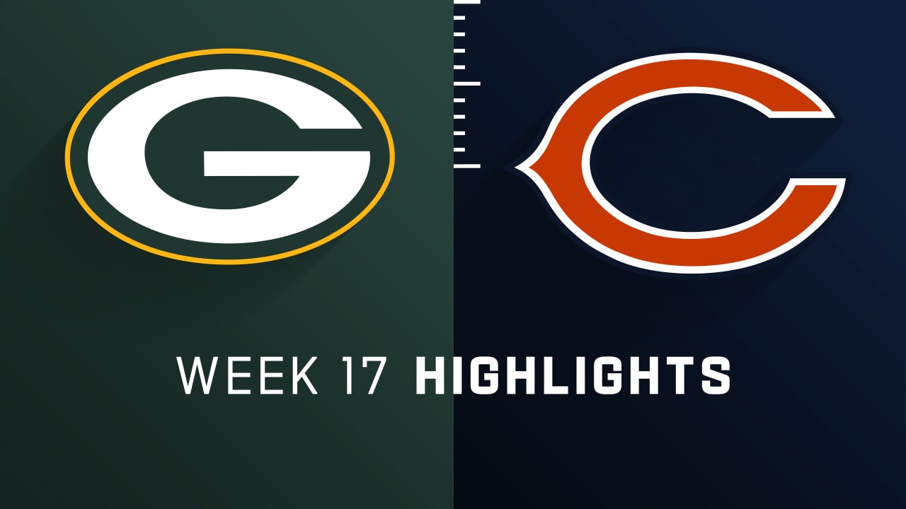 Green Bay Packers vs. Chicago Bears highlights Week 17