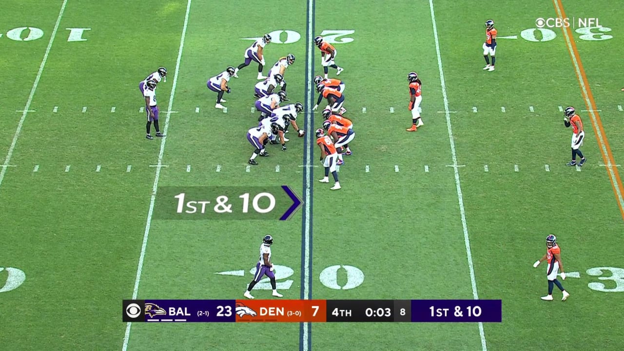 Broncos' Vic Fangio loses it on the sideline after Ravens run the ball to  tie NFL record