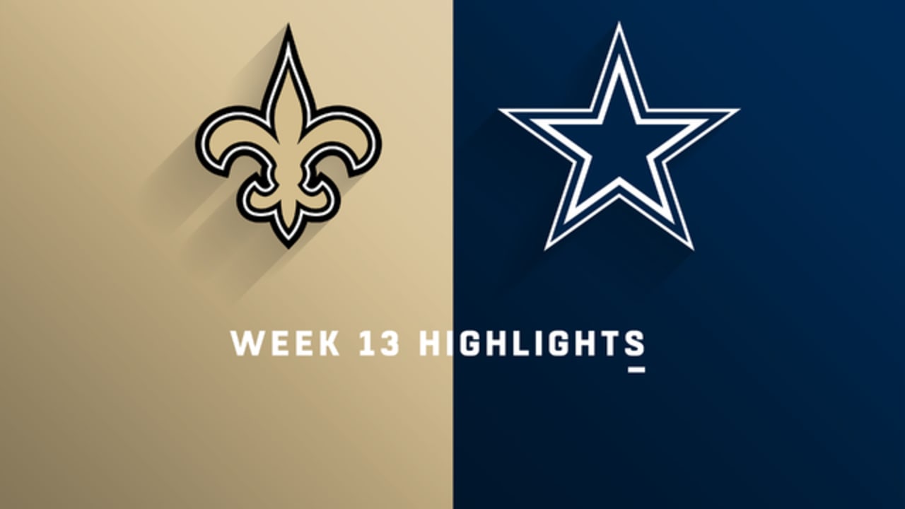 Saints vs. Cowboys highlights Week 13