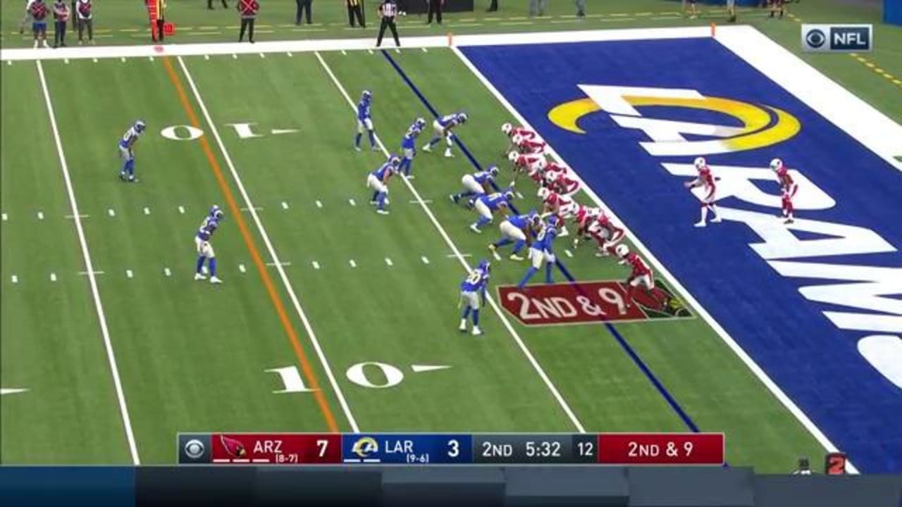 The Arizona Cardinals' end-zone holding penalty gives the Los Angeles