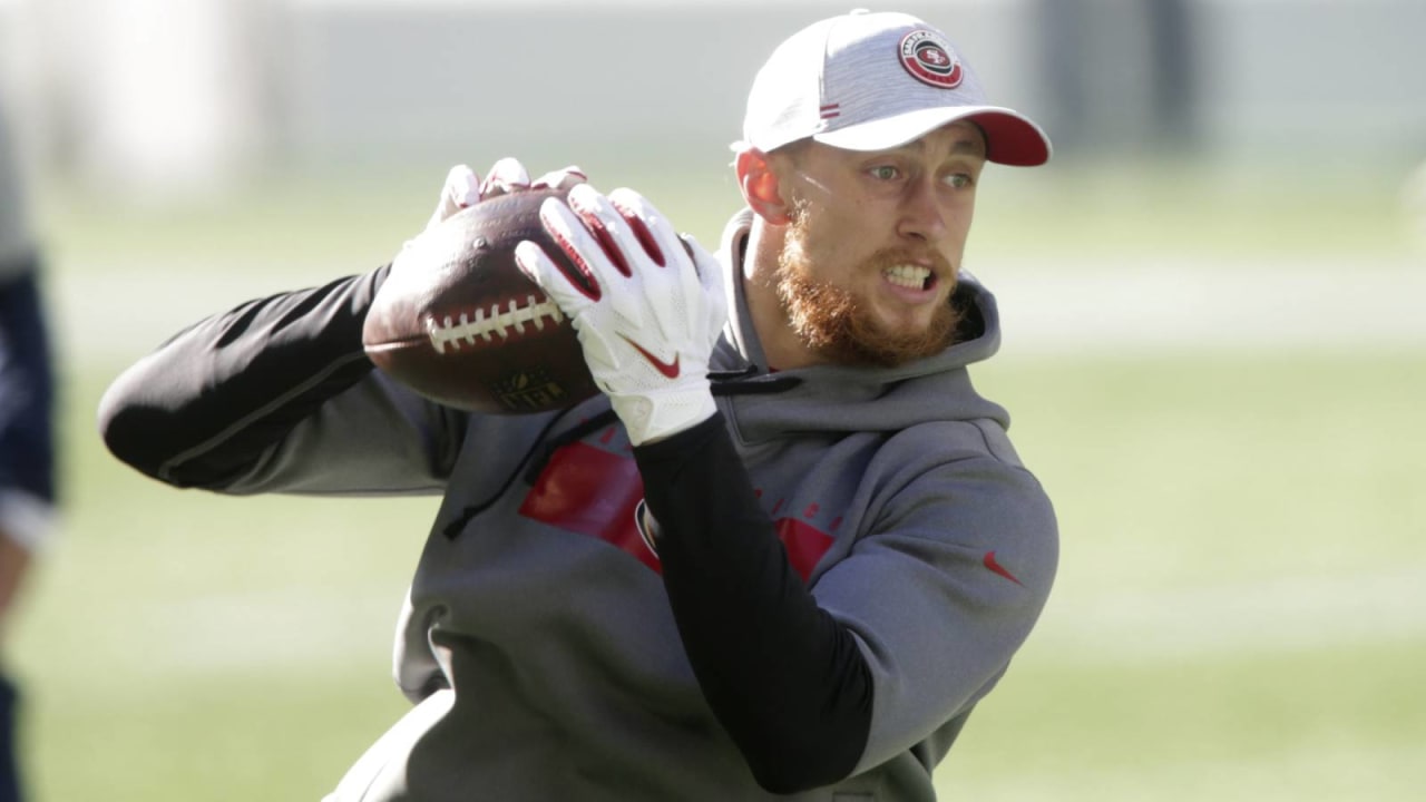 49ers star George Kittle returns to practice, but is itching to return for  real