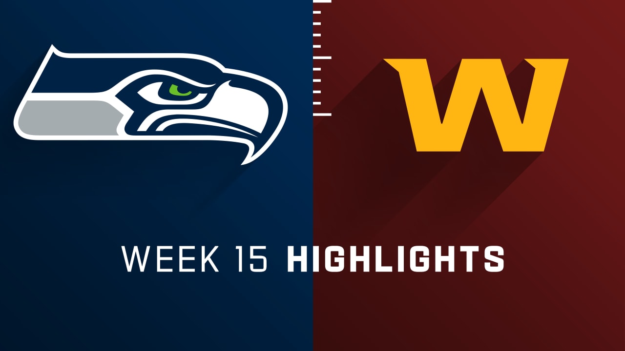 Seattle Seahawks vs. Washington Football Team highlights Week 15