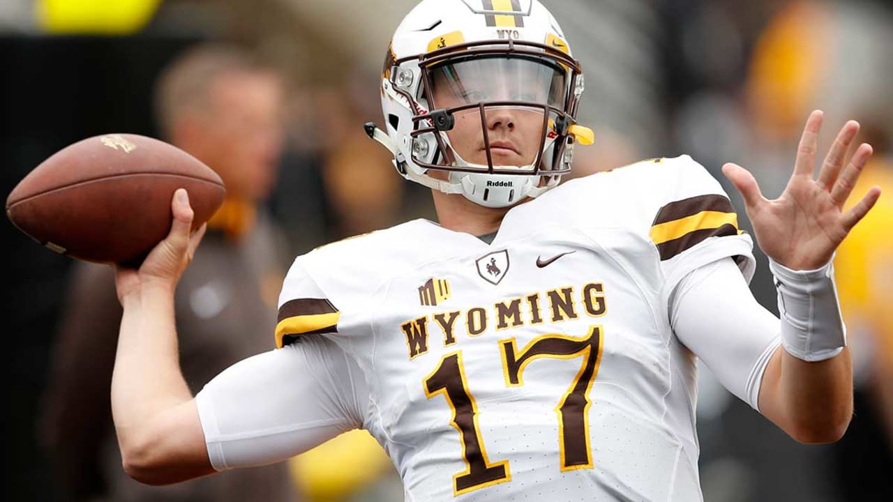Josh Allen impresses at NFL combine, University of Wyoming