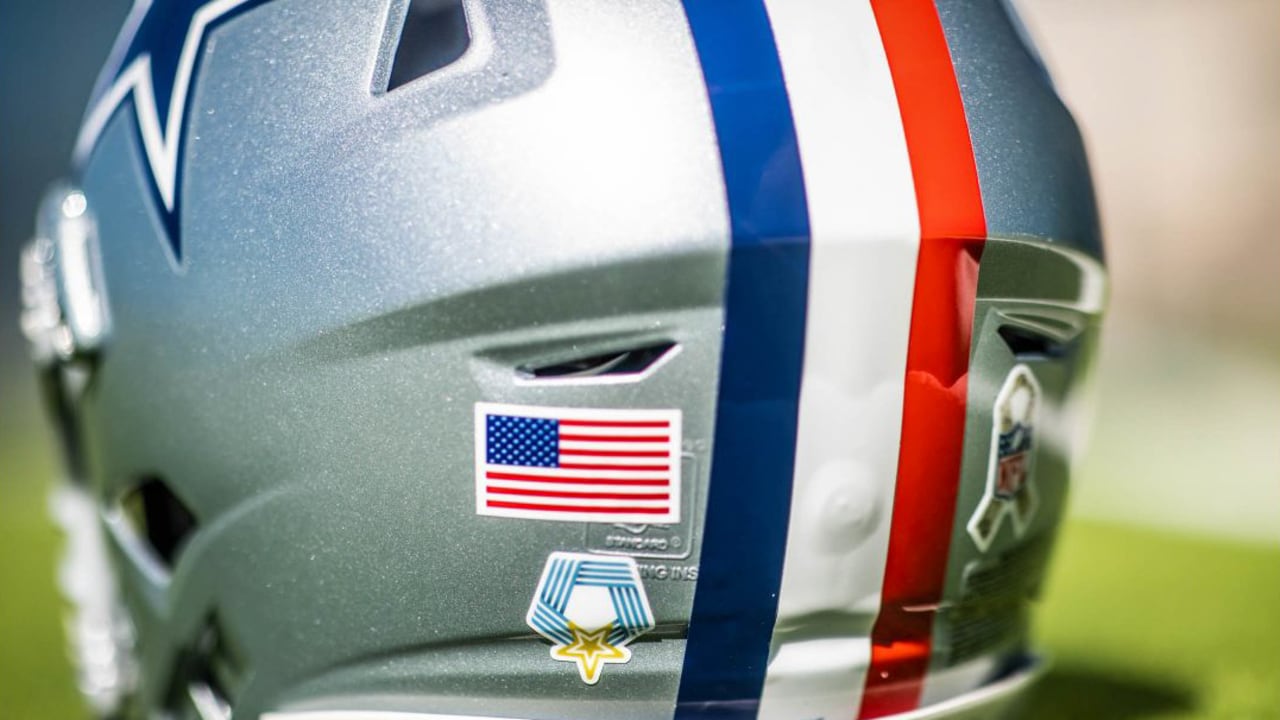 Cowboys to wear red-striped helmets in honor of U.S. military for Week 9  game vs. Broncos