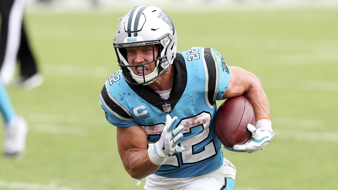 Panthers RB Christian McCaffrey won't change jersey number for 2021