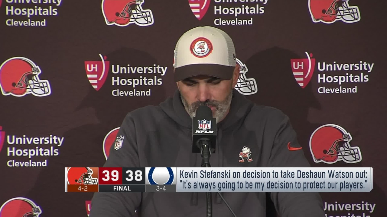 Cleveland Browns Head Coach Kevin Stefanski On Decision To Take QB ...