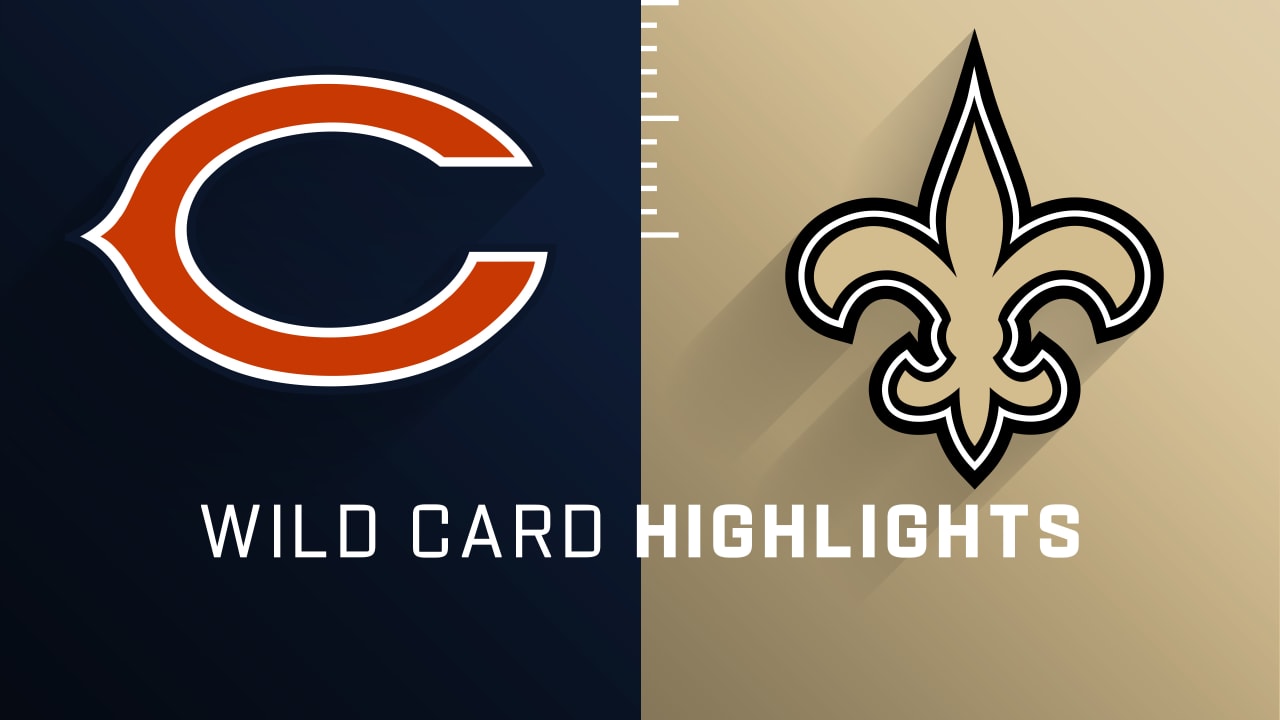 Chicago Bears vs. New Orleans Saints highlights Super Wild Card Weekend