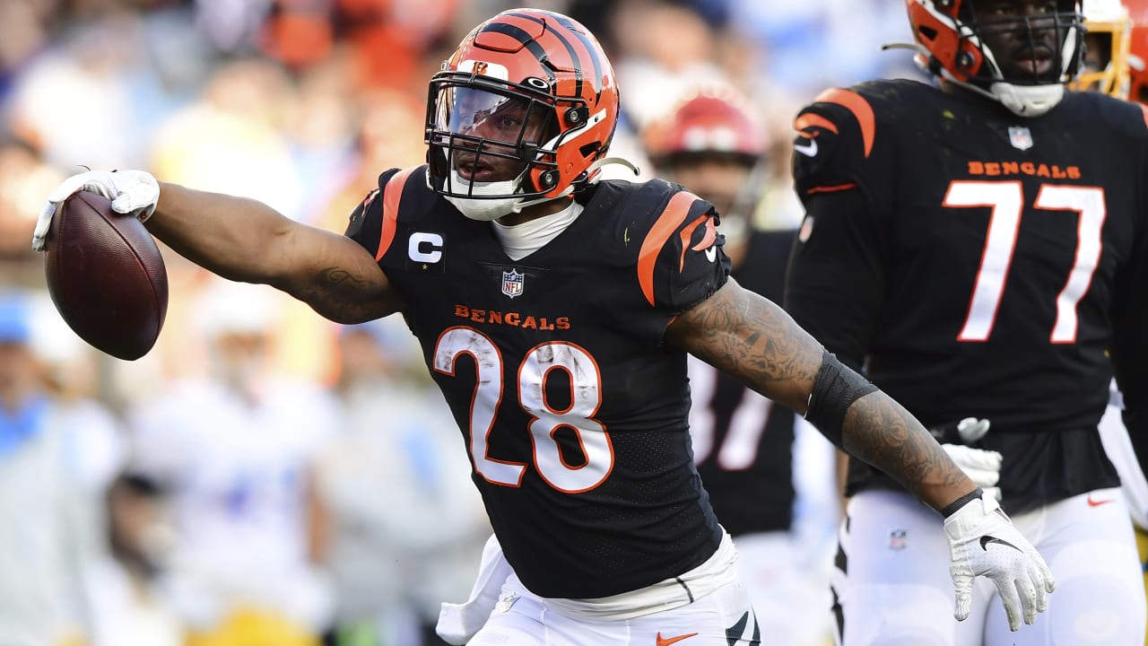 2021 #98 Joe Mixon Score Cincinnati Bengals