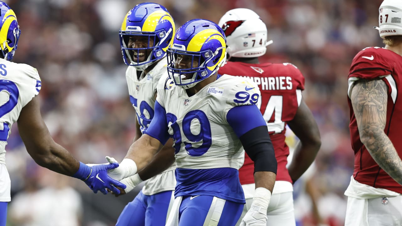 Inside (lineman) story: Aaron Donald's 100th sack phenomenon - The San  Diego Union-Tribune