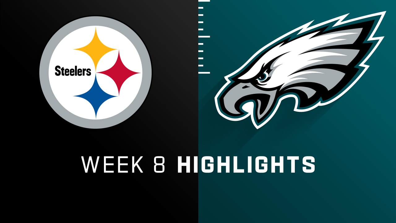 Pittsburgh Steelers 13-28 Philadelphia Eagles NFL Week 8 highlights and  touchdowns