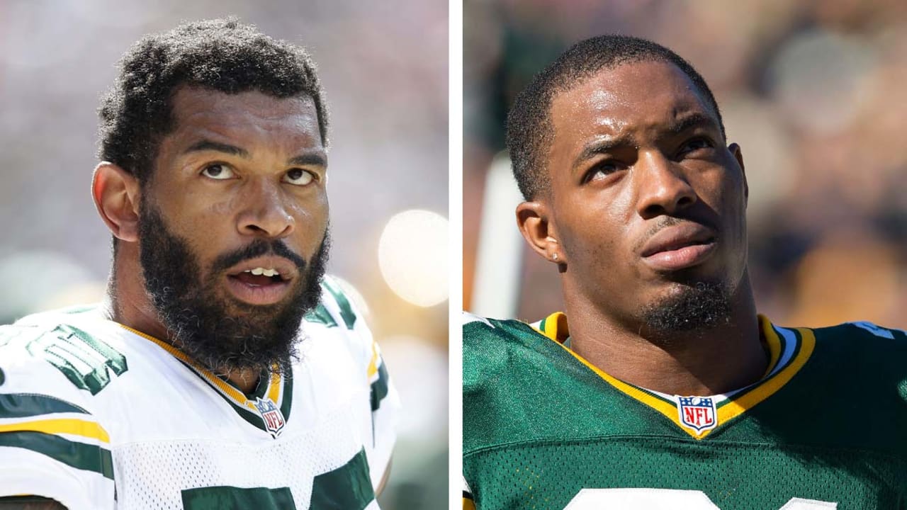 Julius Peppers, Ha Ha Clinton-Dix, B.J. Raji in sideline