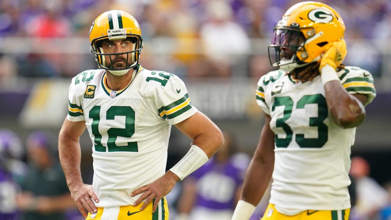 Packers RB Aaron Jones on Aaron Rodgers' offseason rumors: 'I hope