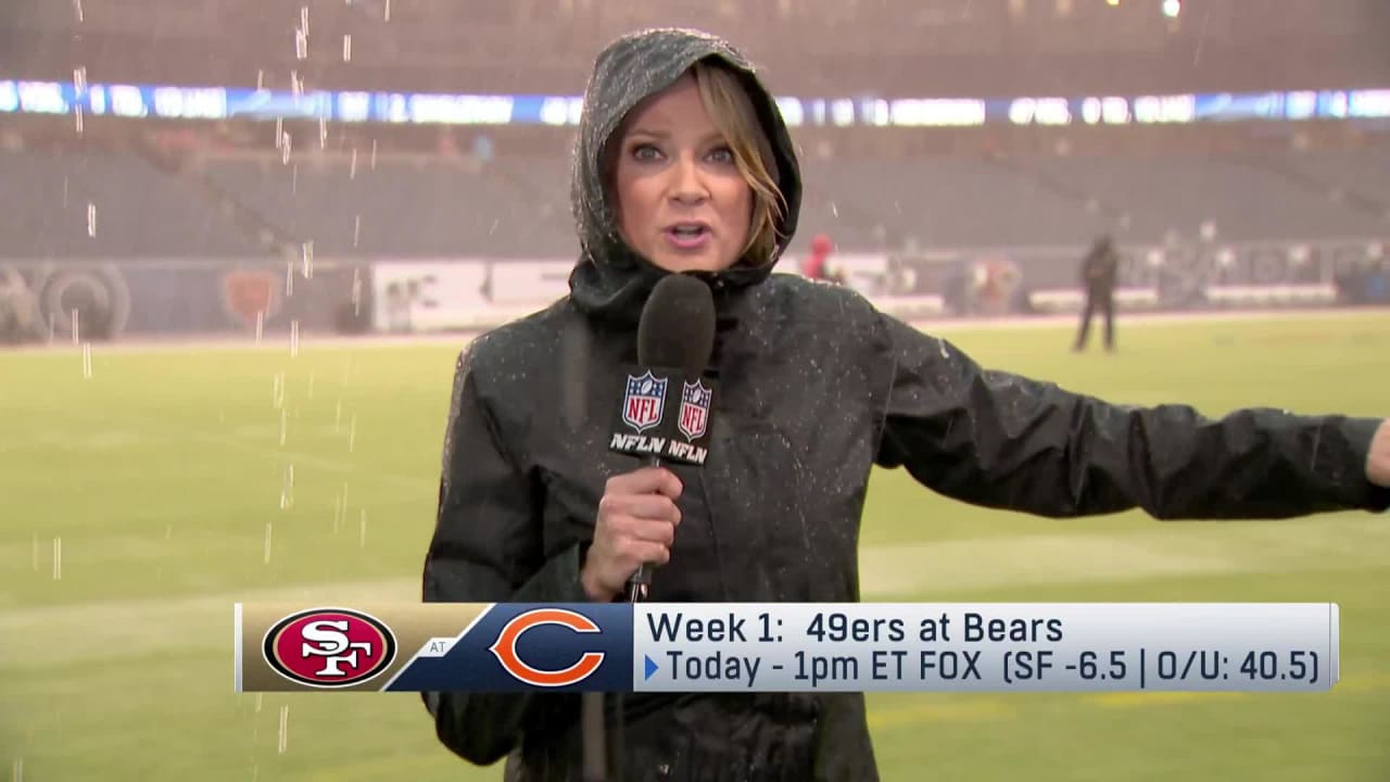 NFL Network's Stacey Dales reports how much rain can factor in San