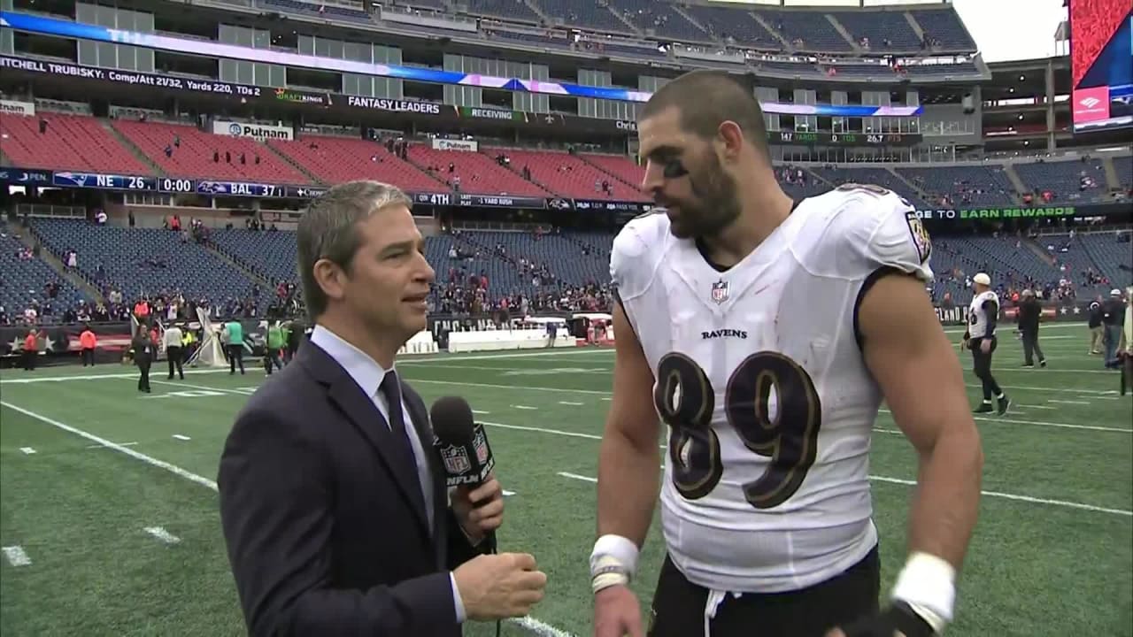 Baltimore Ravens tight end Mark Andrews on quarterback Lamar