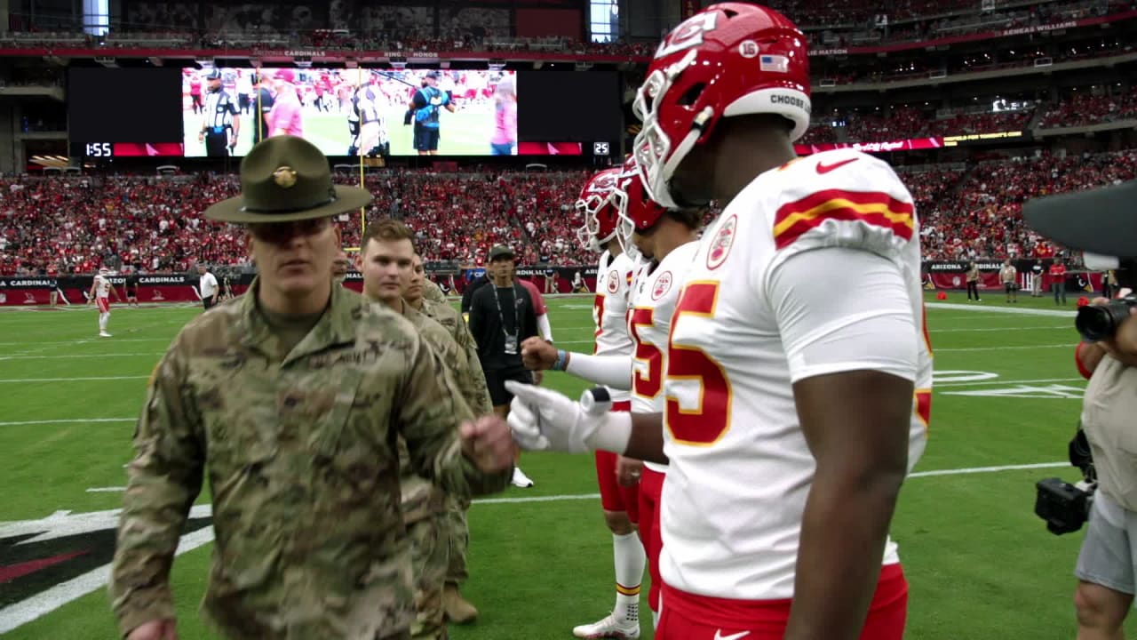 Raiders honor military during Salute to Service