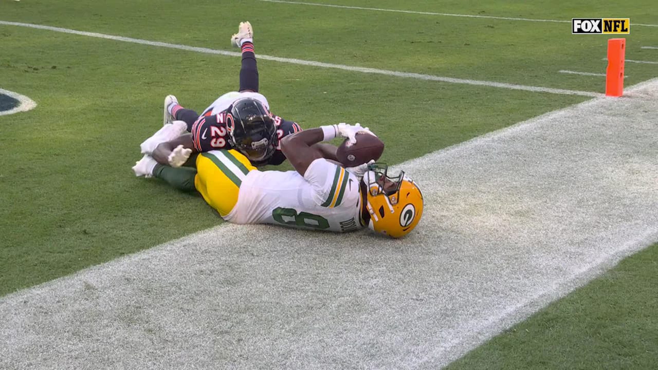 Tyrique Stevenson with a Tackle For Loss vs. Green Bay Packers 