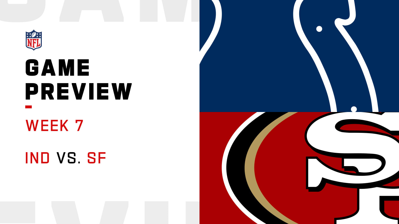 Colts at 49ers Week 7: Game Time, TV Schedule, Radio Info, and