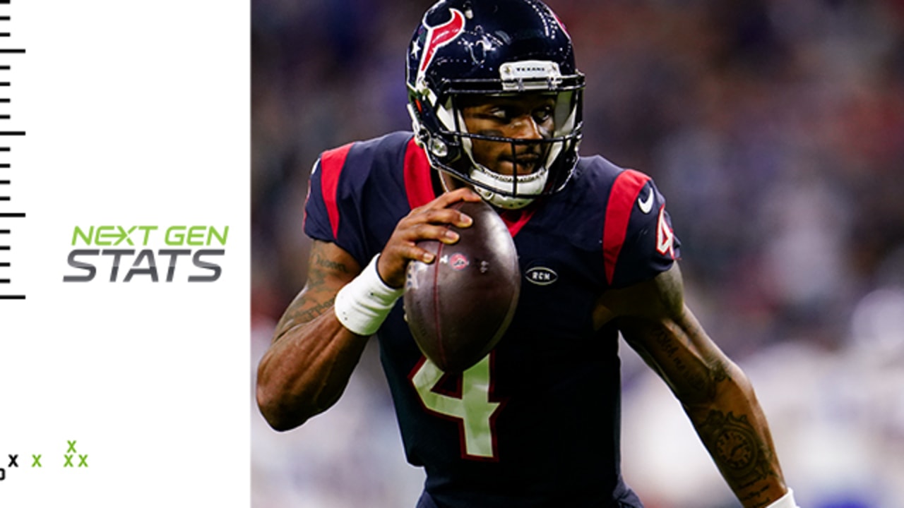 Houston Texans on X: Deshaun Watson is at it again. #NextGenStats