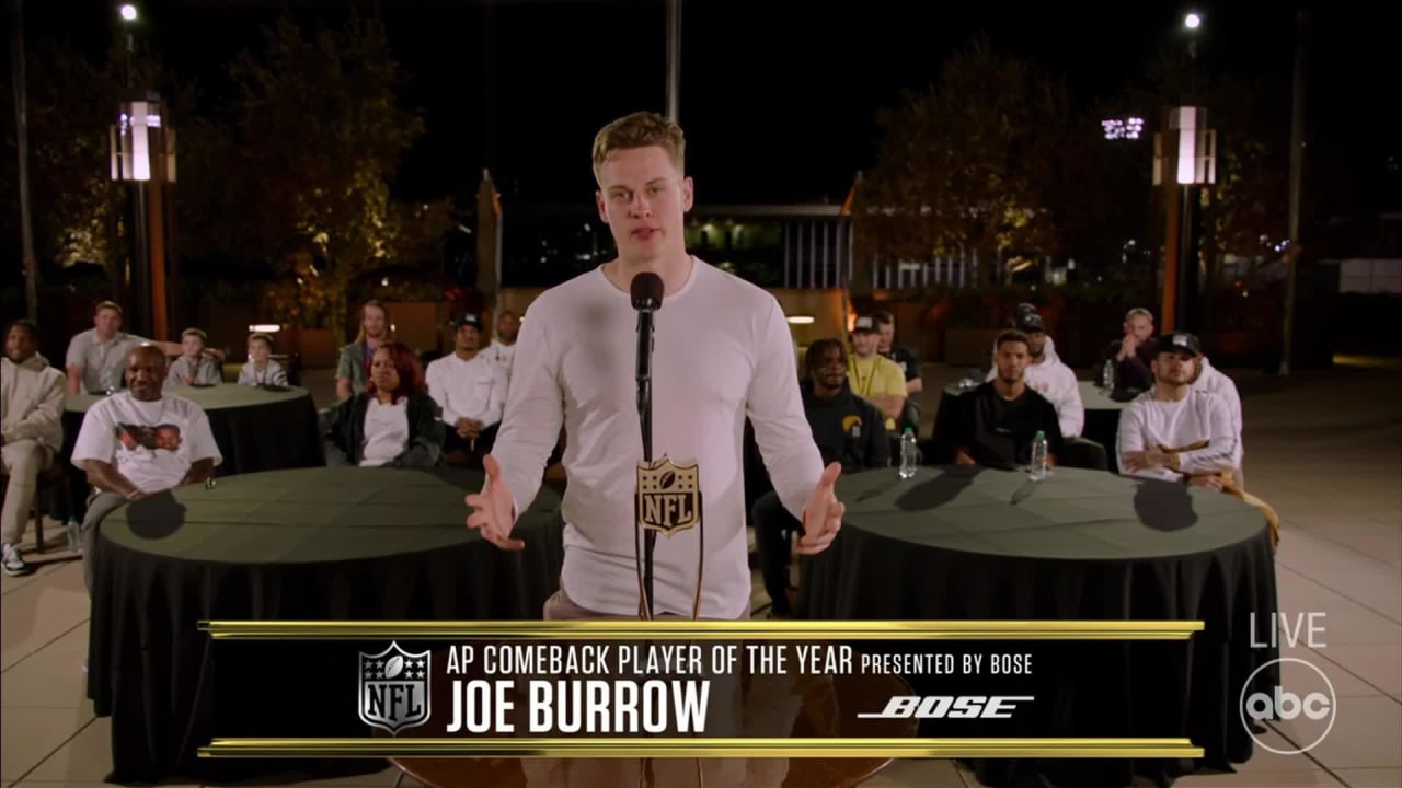 PFF on X: Joe Burrow: 2021 NFL Comeback Player of the Year