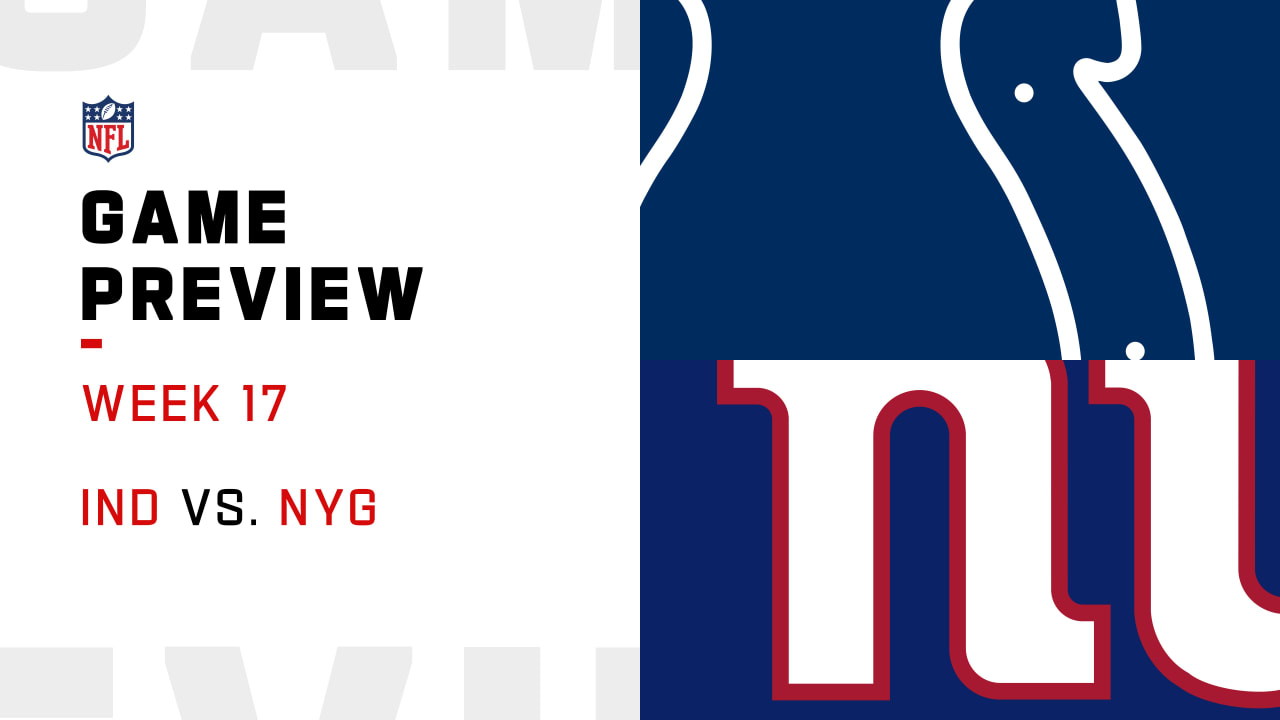 Indianapolis Colts vs. New York Giants preview Week 17