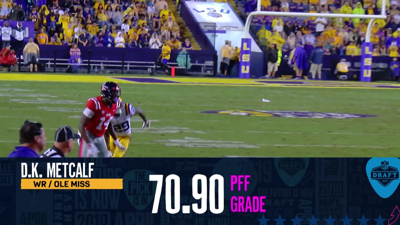 Why DK Metcalf is PFF's top wide receiver in the 2019 NFL Draft, NFL Draft