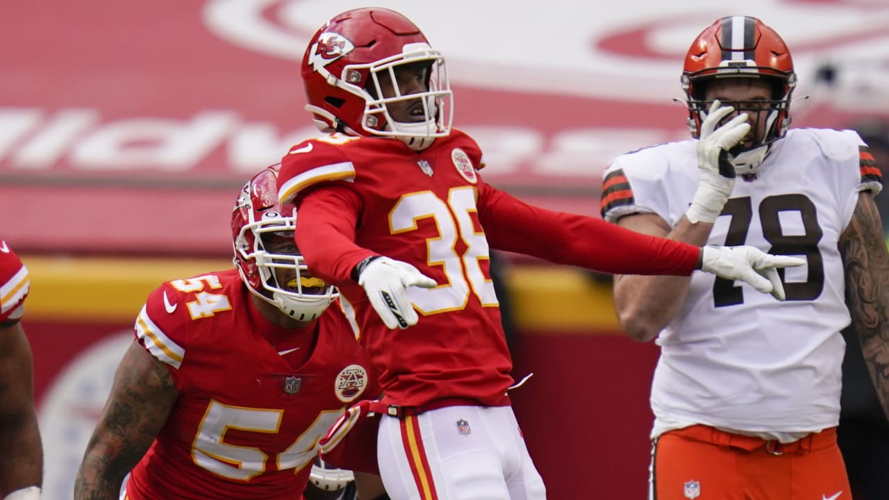 Kansas City Chiefs cornerback L'Jarius Sneed's first playoff sack is