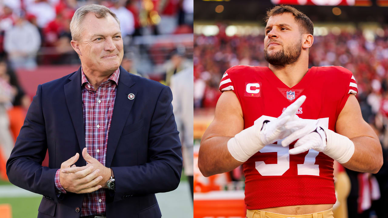 49ers GM John Lynch understands Nick Bosa's absence amid talks - ESPN