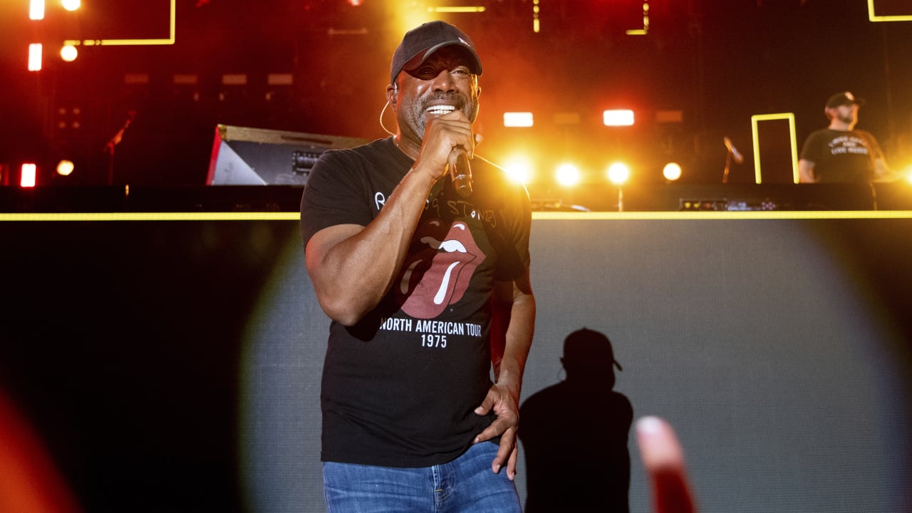 Country music artist Darius Rucker's second collection of NFL