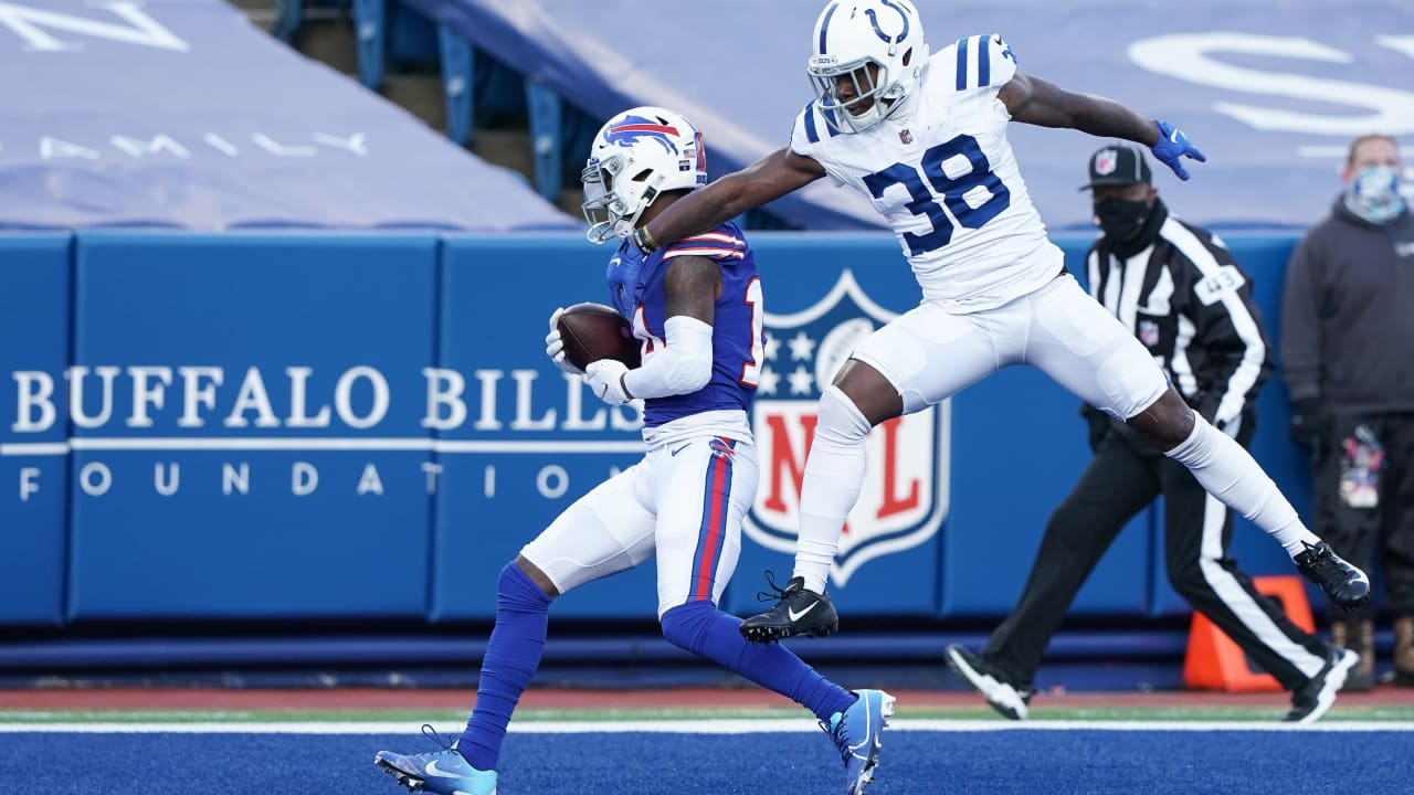 Buffalo Bills wide receiver Stefon Diggs hauls in stellar toe-dragging TD  pass from scrambling quarterback Josh Allen