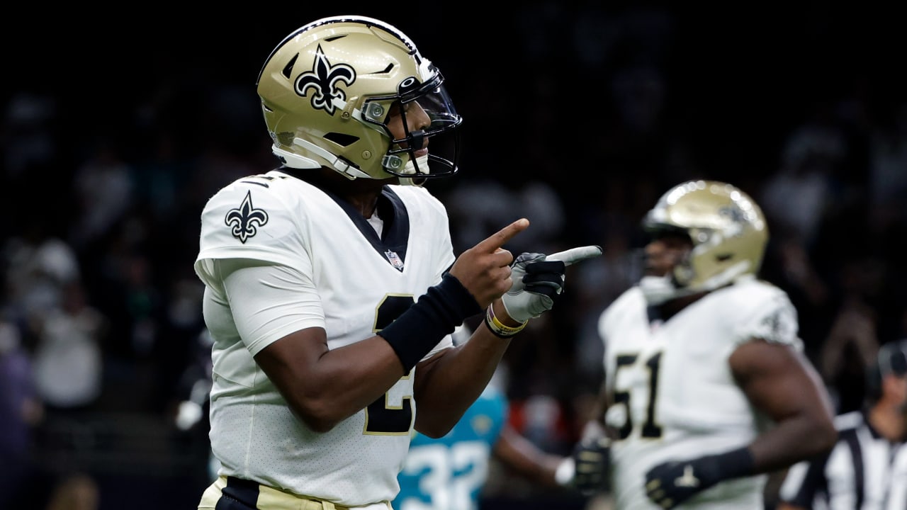 New Orleans Saints wide receiver Marquez Callaway (1) in action