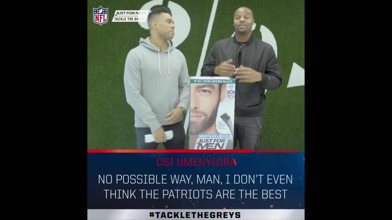 Tackle the Greys with Osi Umenyiora and Jason Bell