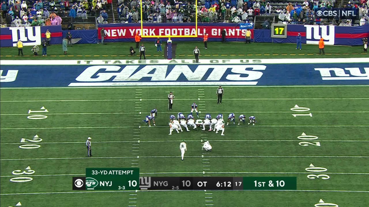 New York Jets kicker Greg Zuerlein delivers gamewinning 33yard FG for