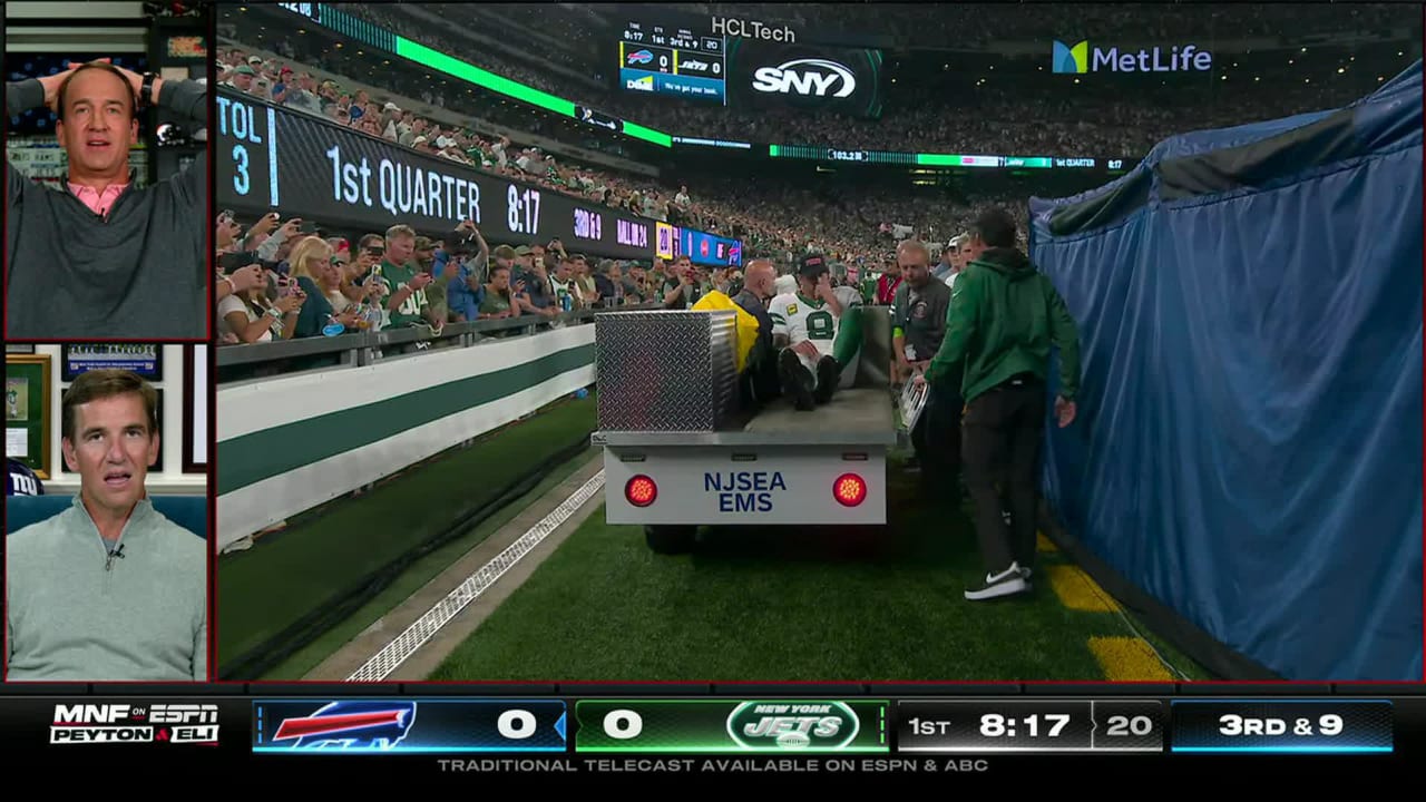 Rodgers injured on Monday night football just three snaps into